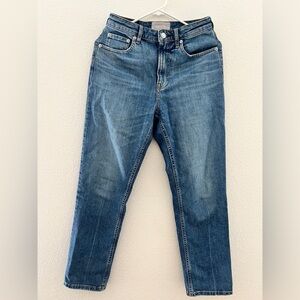 Everlane high-rise ankle straight jeans